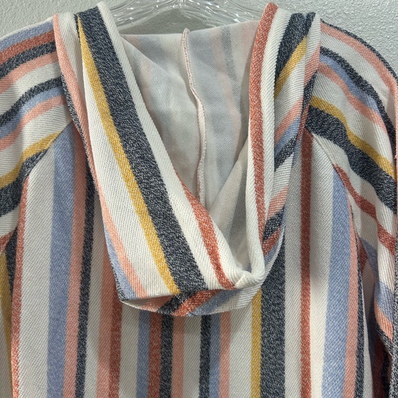 Roxy Wild and Free Striped Pullover Hoodie SZ Medium NWT - Picture 8 of 12